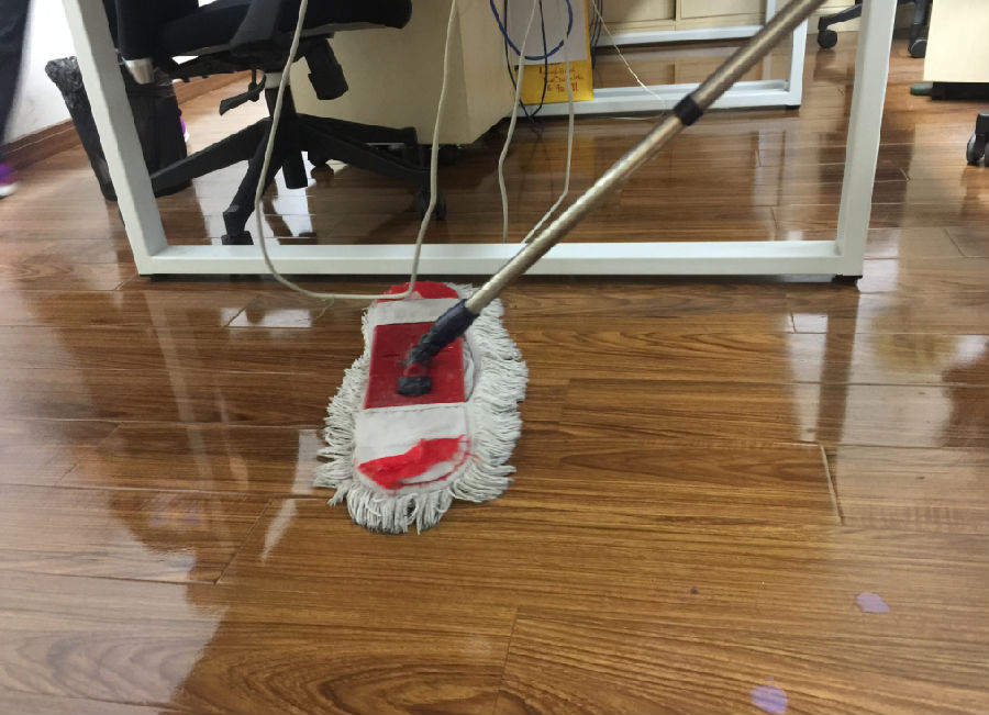 丰台区木地板保洁案例